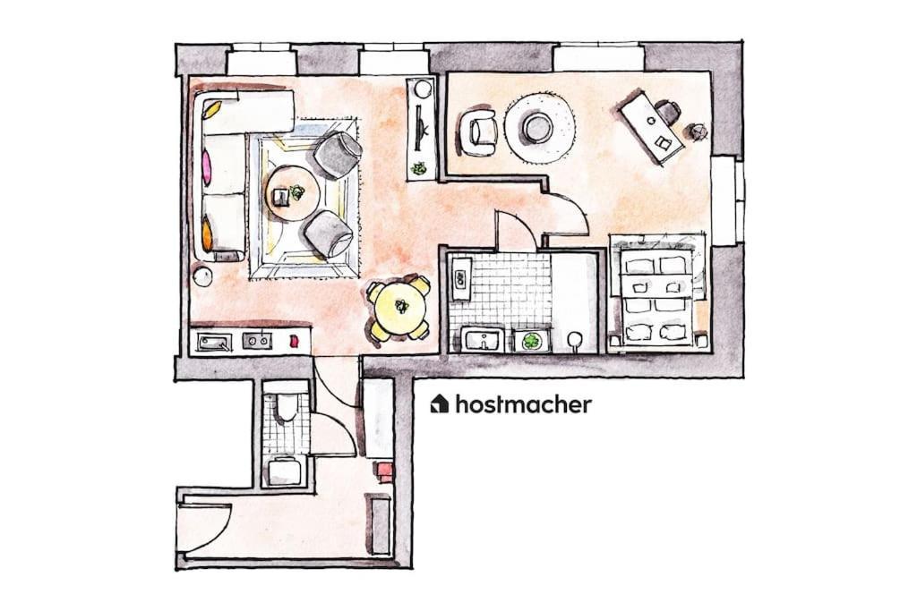 Artful 1Br Suite, City Nearby By Hm Виена Екстериор снимка